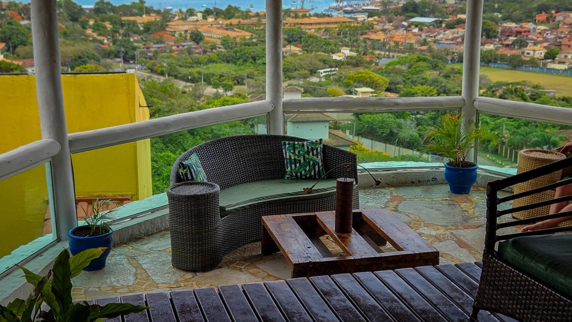 Готель Bella Vista Ocean View Армасан-душ-Бузіус Екстер'єр фото A balcony in the city of Niterói, Brazil
